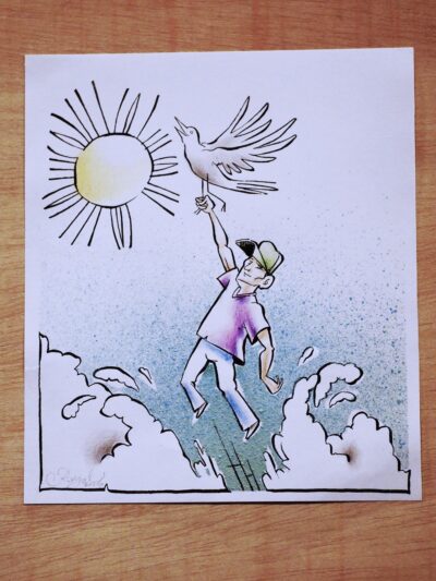 Artwork - Illustration: Up, Up, Up.